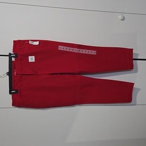 Old Navy Red Pixie Pants